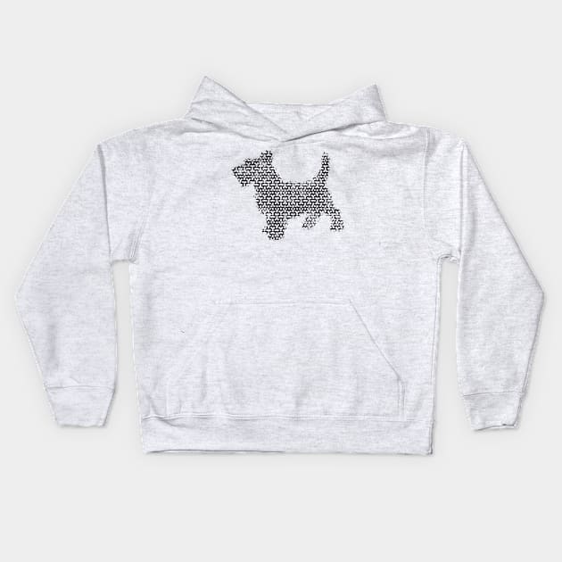 Scottish terrier dog Kids Hoodie by chapter2